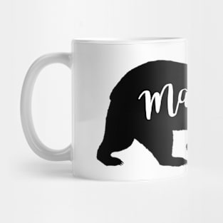 Mama Bear - print black Mug